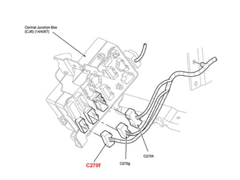 free wiring diagram central junction box ford f250|2004 ford f250 electrical connectors.